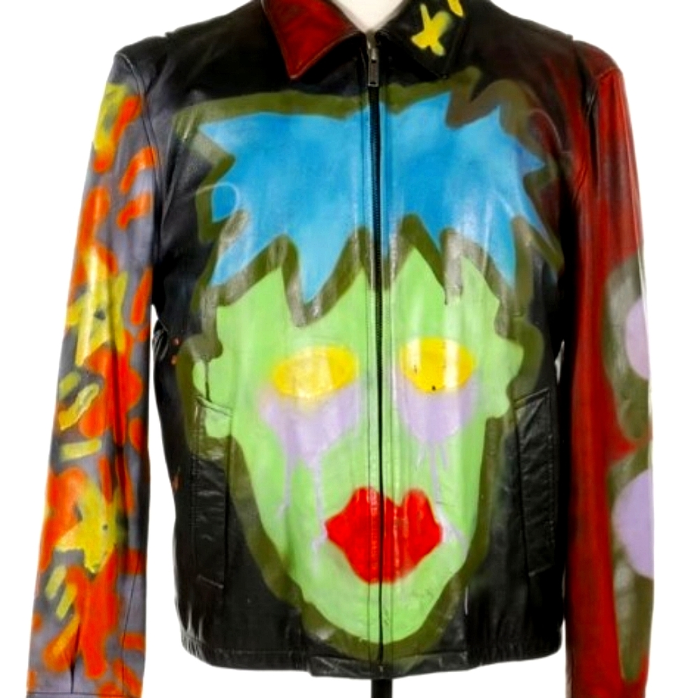 💜HOST PICK💙DESIGNER UNISEX IGNOZZI PAINTED JACKET